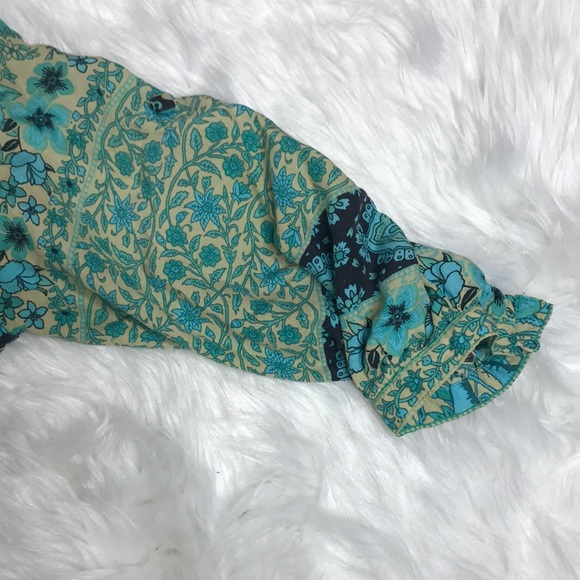 Spell Aloha Fox Wrap Dress in Mermaid 🧜‍♀️ - Picture 9 of 9